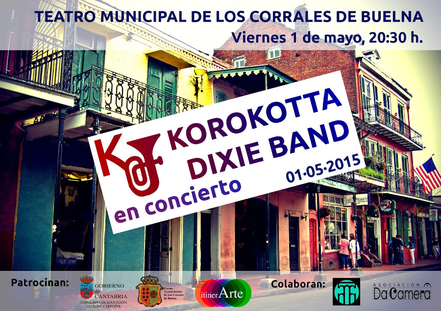 Korokotta Dixie Band en concierto Korokotta 1 mayo 2015